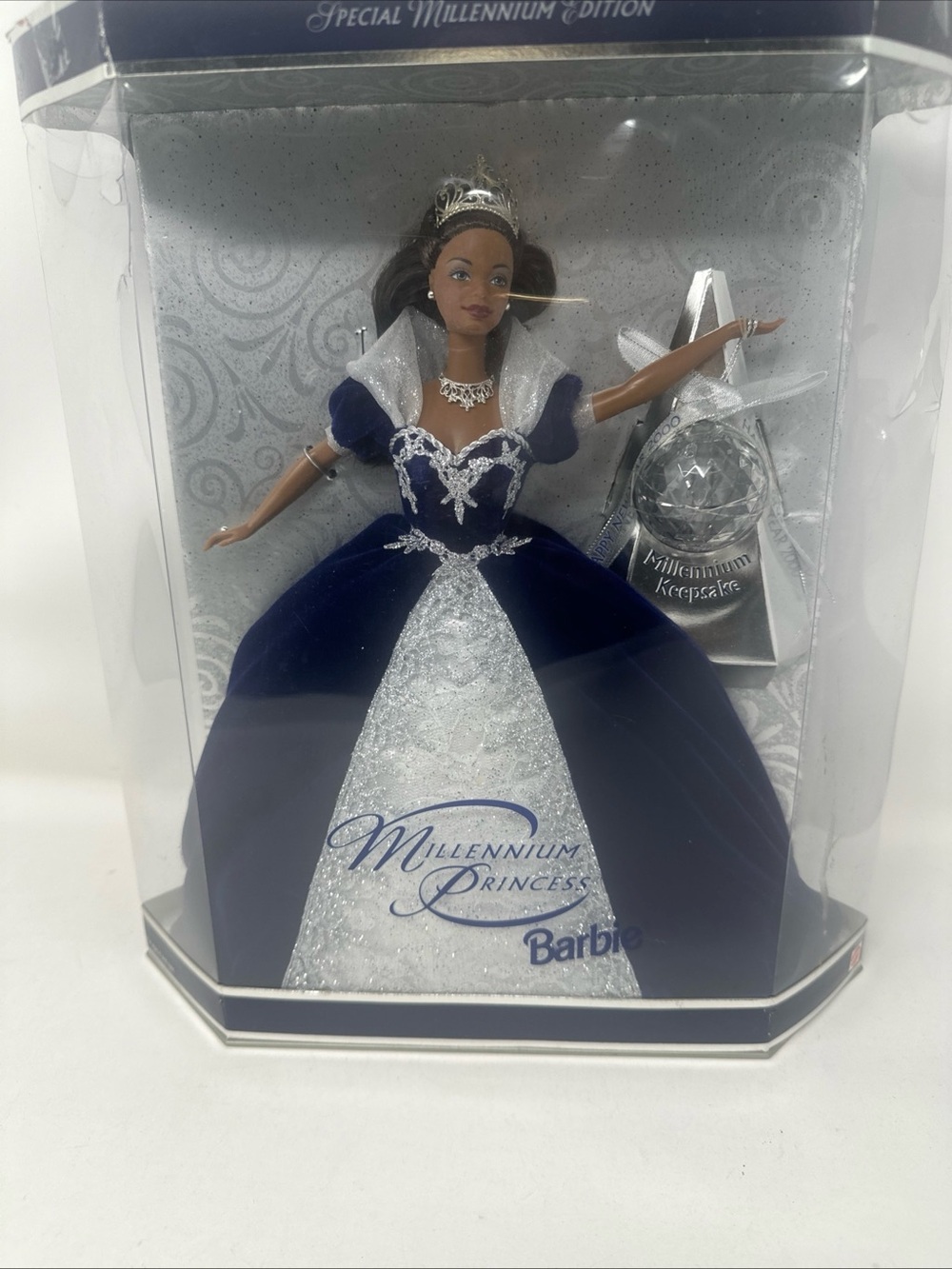 Barbie Millennium Princess in Navy & Silver Gown